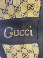 Gucci - Black & GG Monogram Drawstring Track Pants