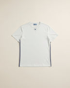 Prada - Cream T-Shirt & Track Pants Set with Side Stripes