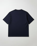 Fendi - Navy Abstract Print T-Shirt with Contrast Stitching
