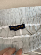 Louis Vuitton - Light Grey Cargo Shorts with Zipper Details