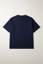Moncler - Navy T-Shirt with Denim Patch Pocket