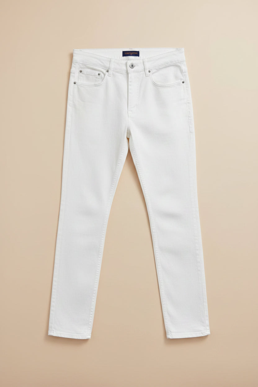 Louis Vuitton - White Straight Leg Jeans