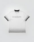 Balenciaga - White & Grey Gradient "Activewear" T-Shirt