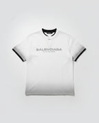 Balenciaga - White & Grey Gradient "Activewear" T-Shirt