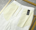 Loro Piana - White Linen Long Sleeve Shirt & Drawstring Trousers Set