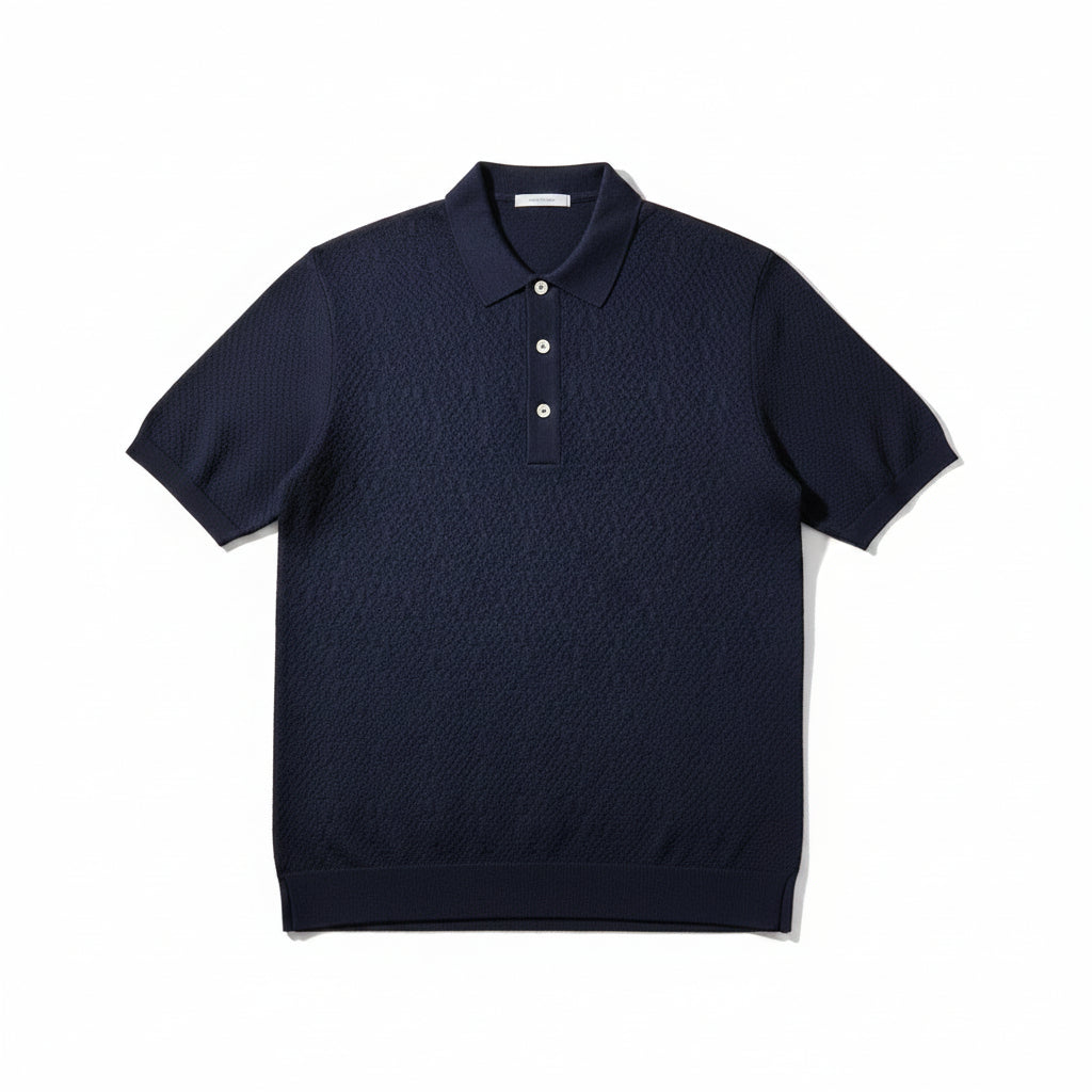 Loro Piana - Oasi Cashmere Textured Knit Polo Shirt