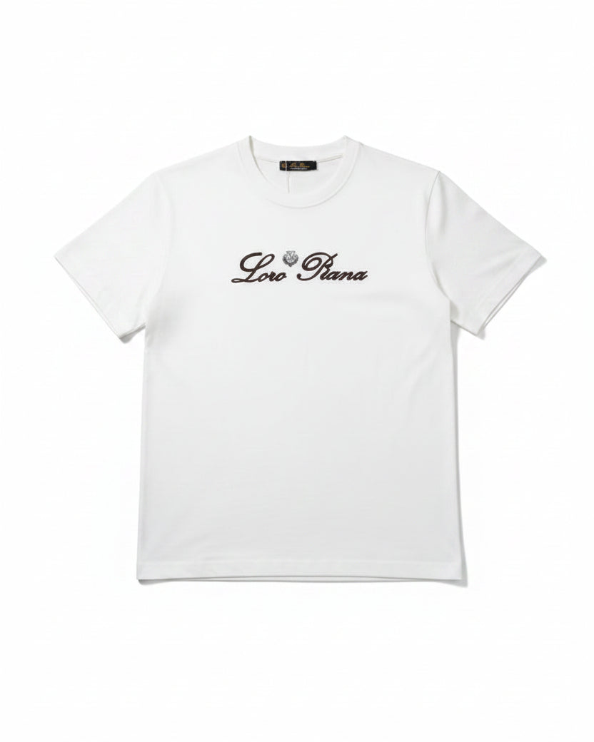 Loro Piana - Script Logo Cotton Jersey T-Shirt
