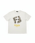 Fendi - Graffiti FF Block Logo Cotton T-Shirt