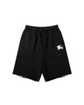 Burberry - EKD Embroidered Distressed Sweat Shorts