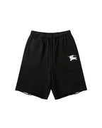 Burberry - EKD Embroidered Distressed Sweat Shorts