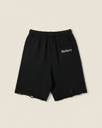 Burberry - EKD Embroidered Distressed Sweat Shorts