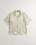 Balenciaga - Strike Logo Monogram Silk Short-Sleeve Shirt