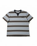 Prada - Striped Pocket Detail Cotton Jersey T-Shirt
