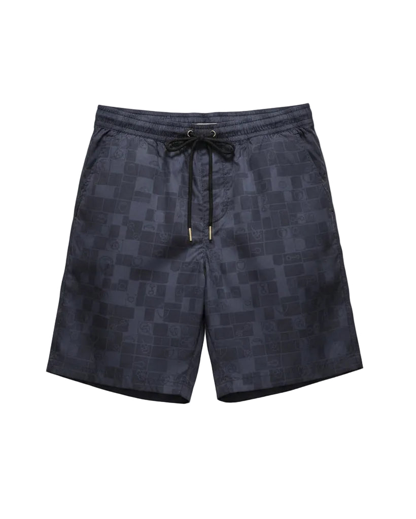 Hermès - Checkerboard Horsebit Jacquard Technical Swim Shorts