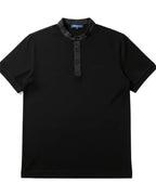Prada - Silk Blend Henley Neck Knit T-Shirt