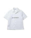 Givenchy - Minimalist Block Letter Logo Short-Sleeve Casual Shirt