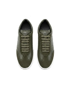 Brioni - Suede-Trimmed Calfskin Low-Top Sneakers
