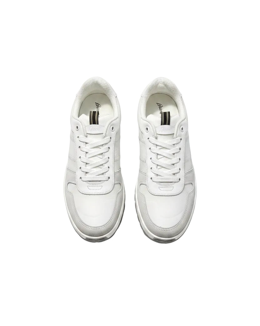 Brioni - Paneled Suede and Leather Luxury Sneakers