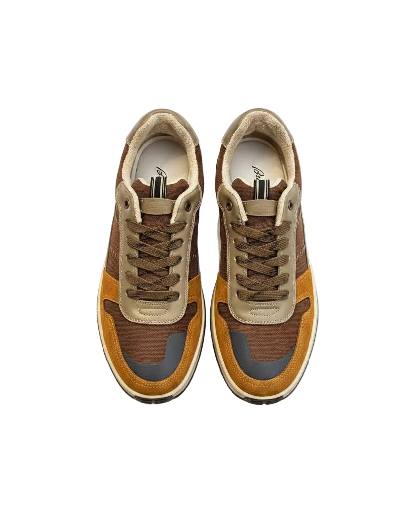 Brioni - Multi-Textured Heritage Luxury Sneakers