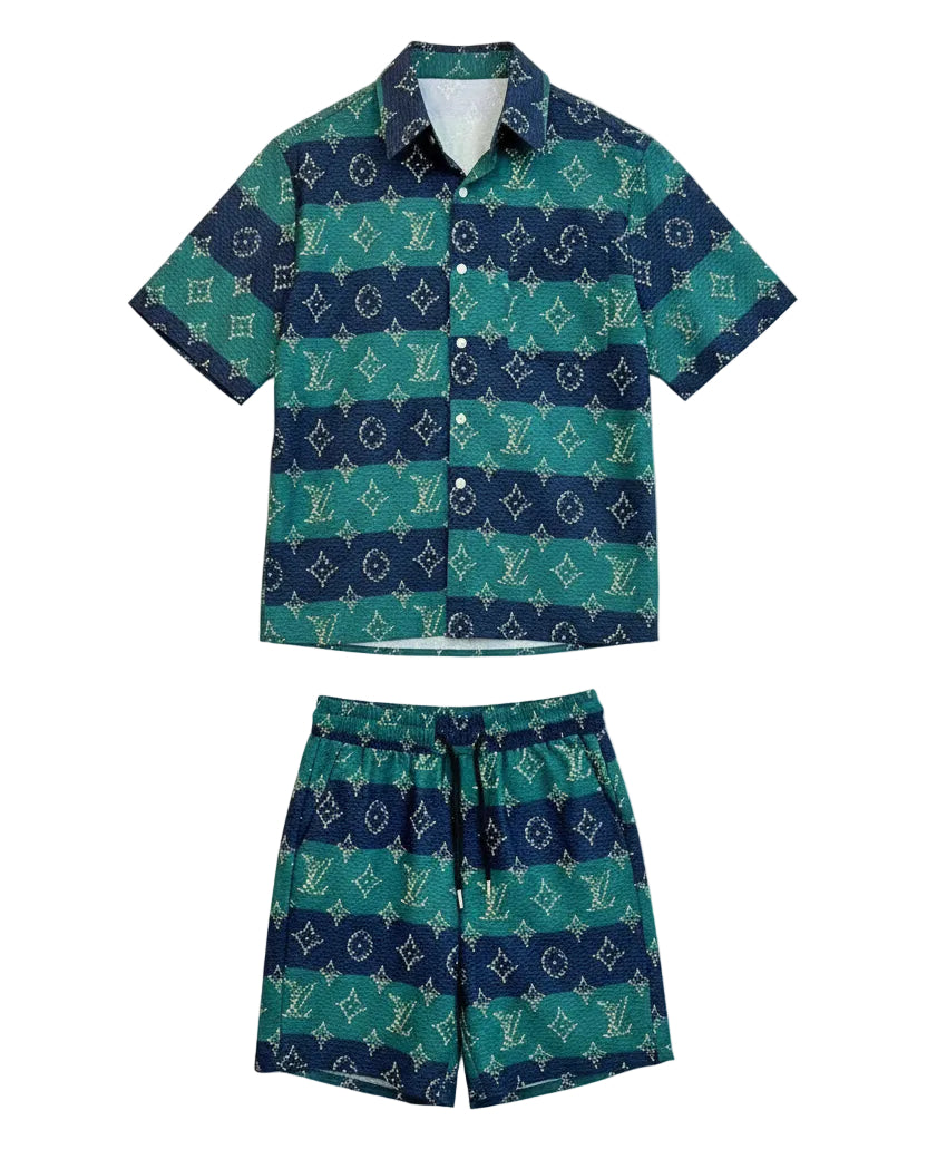 Louis Vuitton - Monogram Matrix Knit Matching Vacation Set