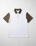 Fendi - FF Monogram Contrast Trim Polo & Shorts Set