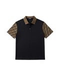 Fendi - FF Monogram Contrast Trim Polo