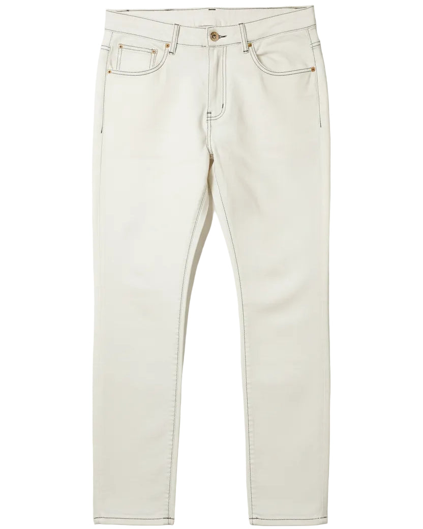 Valentino - Contrast-Stitched Canvas Slim-Fit Trousers