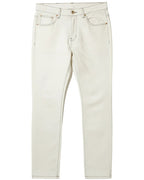 Valentino - Contrast-Stitched Canvas Slim-Fit Trousers