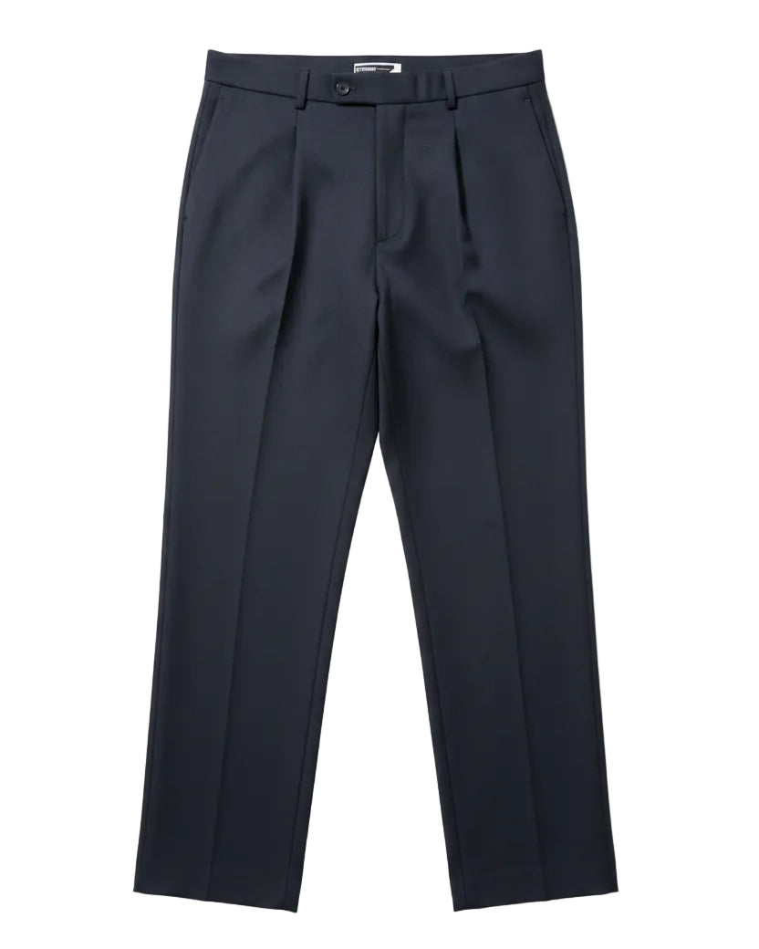 2Y Premium - Pleated Straight-Leg Formal Trousers