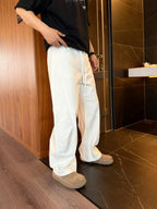 Dior - Heritage Script Embroidered Wide-Leg Sweatpants
