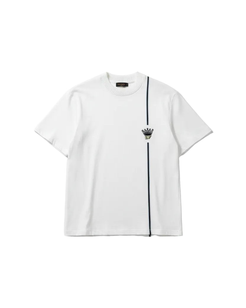 Louis Vuitton - Crown Crest Vertical Stripe Knit T-Shirt