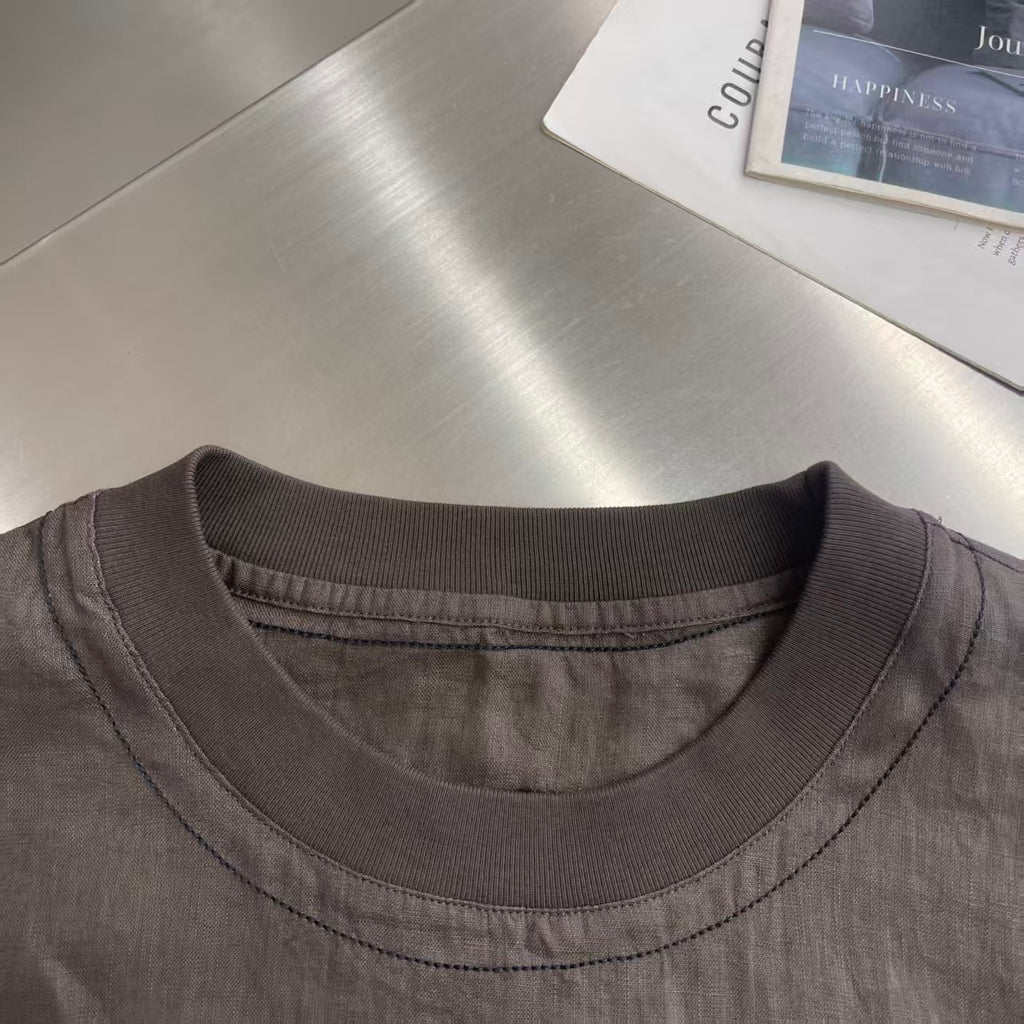 Prada - Minimalist Oversized Washed Cotton T-Shirt