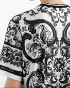 Dolce & Gabbana - Baroque Ornament Print Cotton T-Shirt