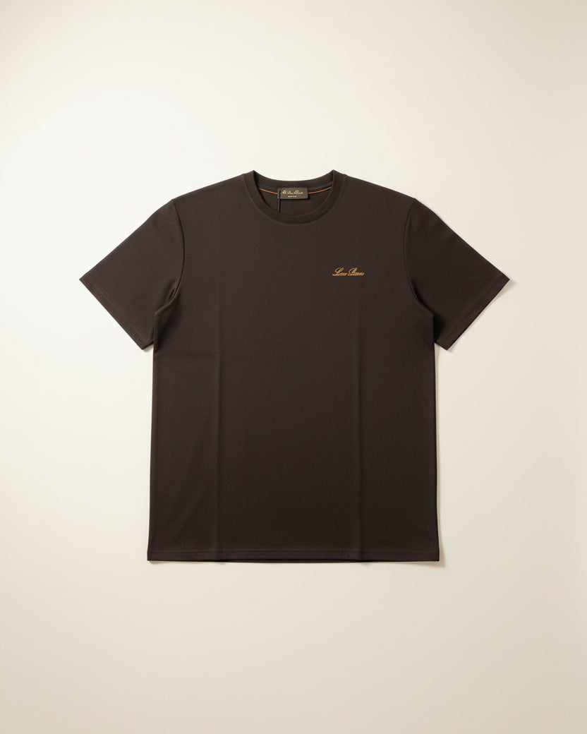 Loro Piana - Piping Trim Embroidered Cotton Tracksuit Set (Espresso Brown)