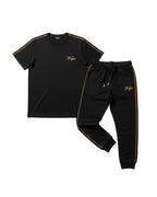 Loro Piana - Piping Trim Embroidered Cotton Tracksuit Set (Espresso Brown)