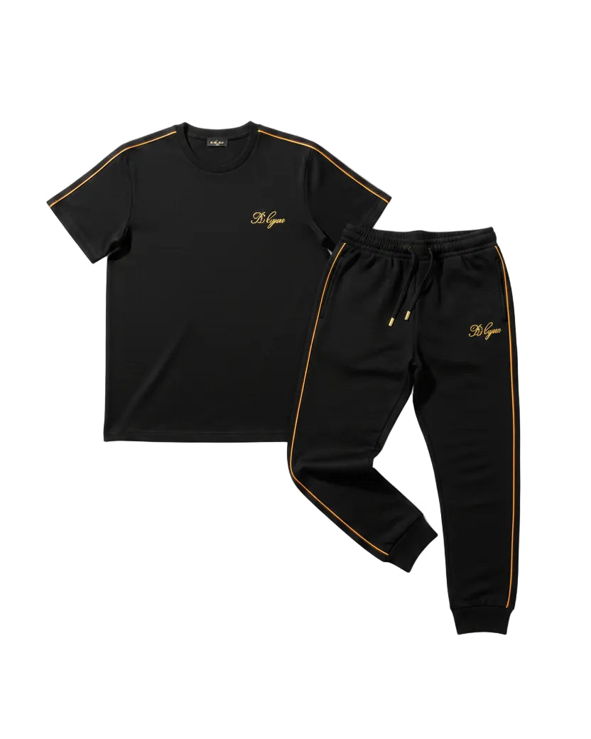 Loro Piana - Piping Trim Embroidered Cotton Tracksuit Set (Espresso Brown)