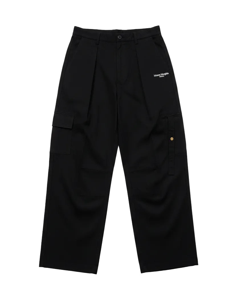 Maison Margiela - Wide-Leg Utility Trousers - Black