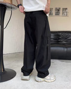 Maison Margiela - Wide-Leg Utility Trousers - Black