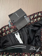 Dolce & Gabbana - Print Shorts - Burgundy/Gold