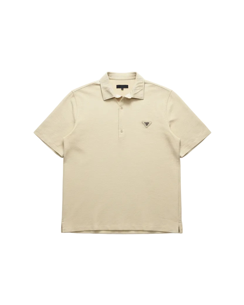 Prada - Seersucker Short-Sleeve Button-Down Shirt