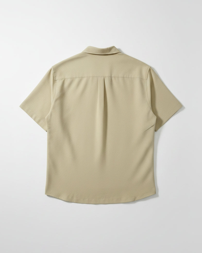 Prada - Seersucker Short-Sleeve Button-Down Shirt