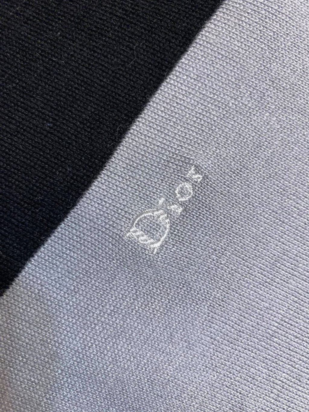 Dior - Striped Knit Crewneck T-Shirt (Black & Silver-Grey)