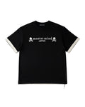 Mastermind Japan - Skull & Crossbones Layered Oversized T-Shirt (Onyx Black)
