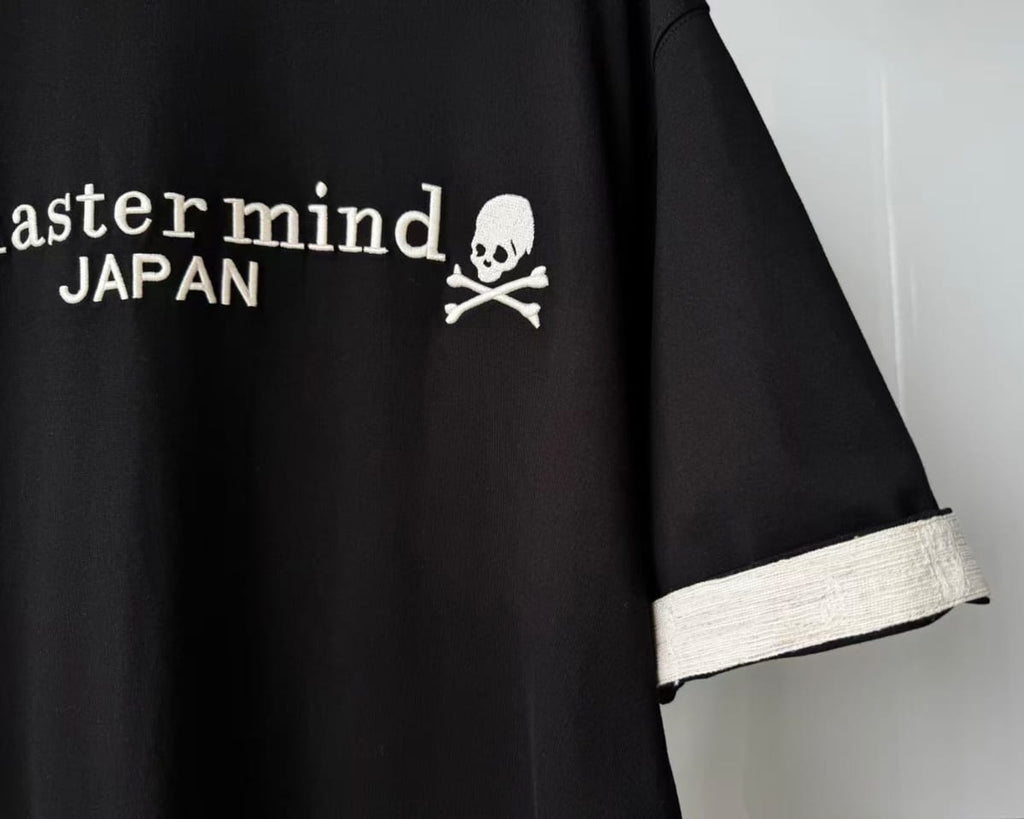 Mastermind Japan - Skull & Crossbones Layered Oversized T-Shirt (Onyx Black)