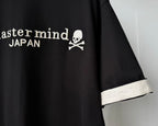 Mastermind Japan - Skull & Crossbones Layered Oversized T-Shirt (Onyx Black)