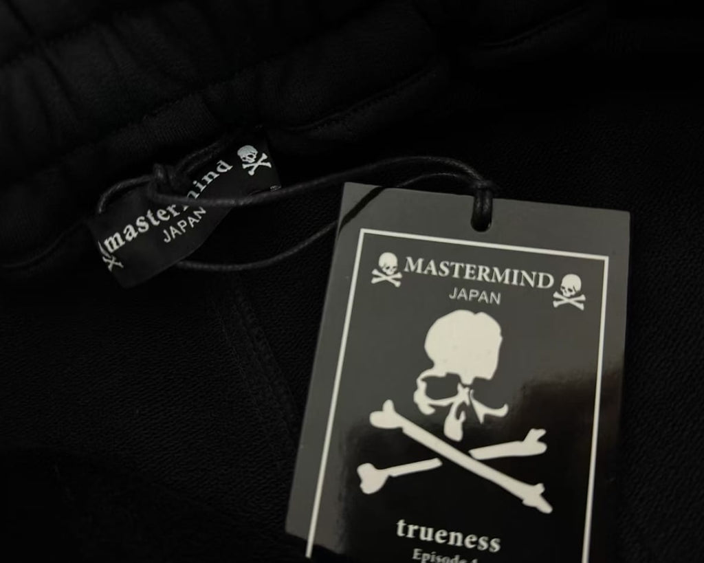 Mastermind Japan - Skull & Logo Glitter Sweat Shorts (Onyx Black)