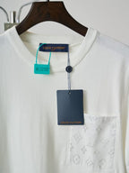 Louis Vuitton - Two-Piece Ecru T-Shirt and Shorts Set