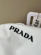 Prada - White Hooded T-Shirt
