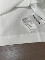Prada - White Hooded T-Shirt