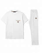 Loro Piana - Crest Embroidered Cotton Tracksuit Set (Optic White)